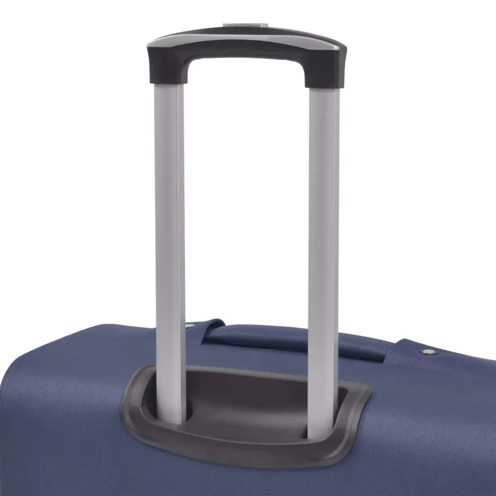 softcase-trolleysæt 3 stk. marineblå