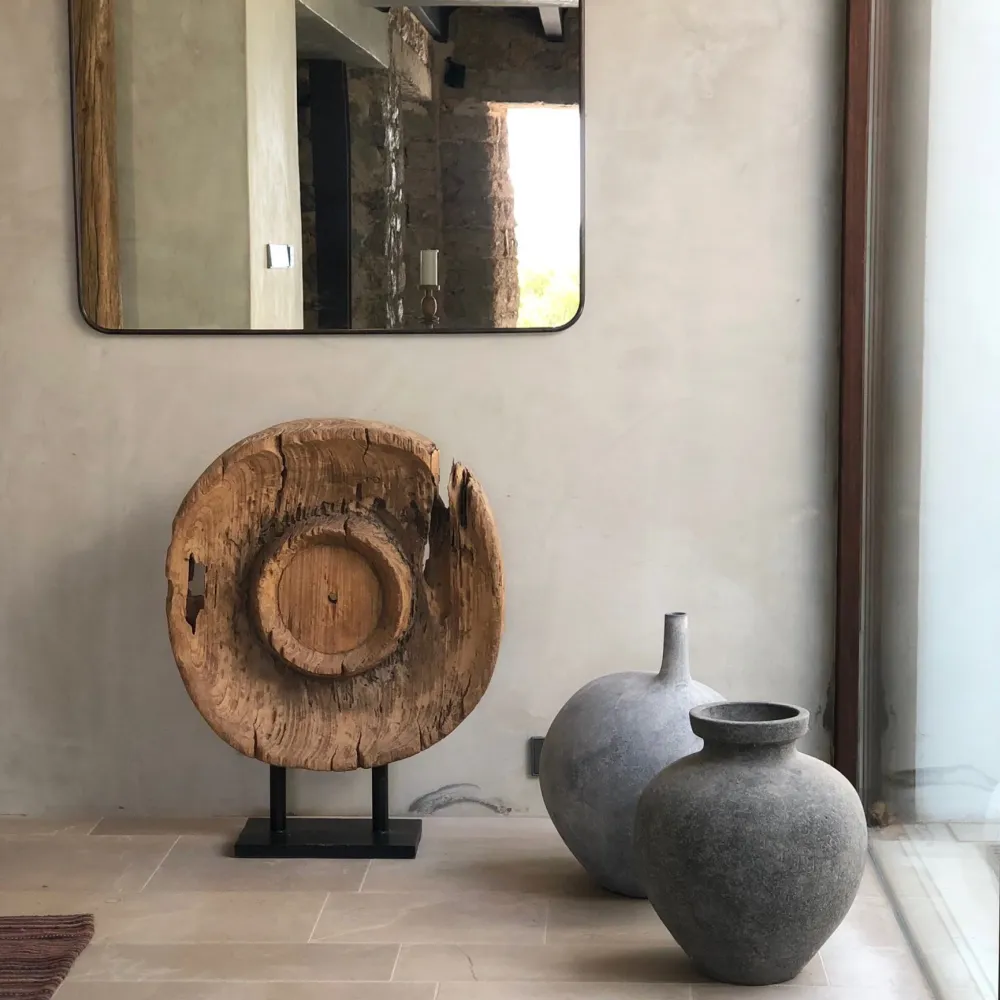 Submarine Vase - Big - Airy Grey White | Black