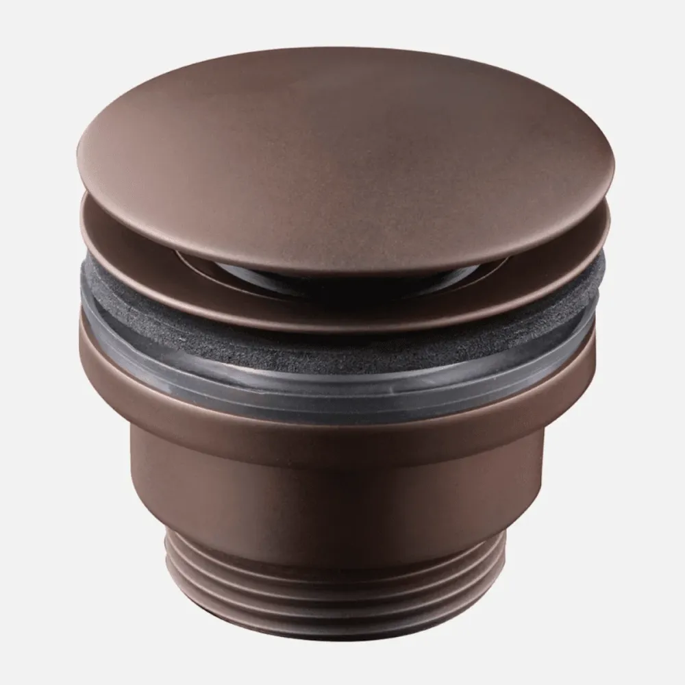 Tapwell 74400 universal pop-up bundventil - copper-brown
