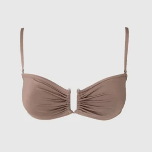 Understatement Underwear - Bandeau Bikini Top - Mauve Xs