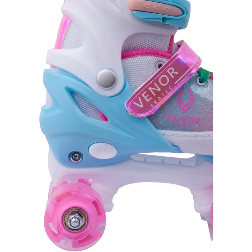 VENOR Ocean Ignite LED Side--Side Rulleskøjter 26