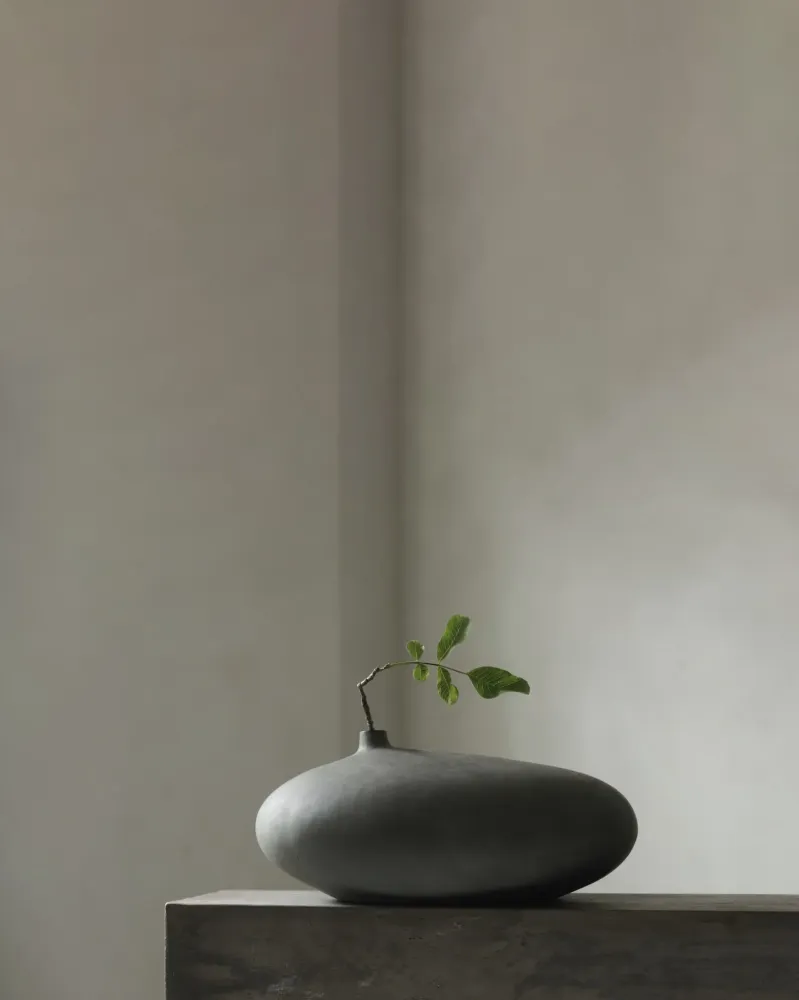 VHF Antenna Submarine Vase - Fat - Charcoal grey