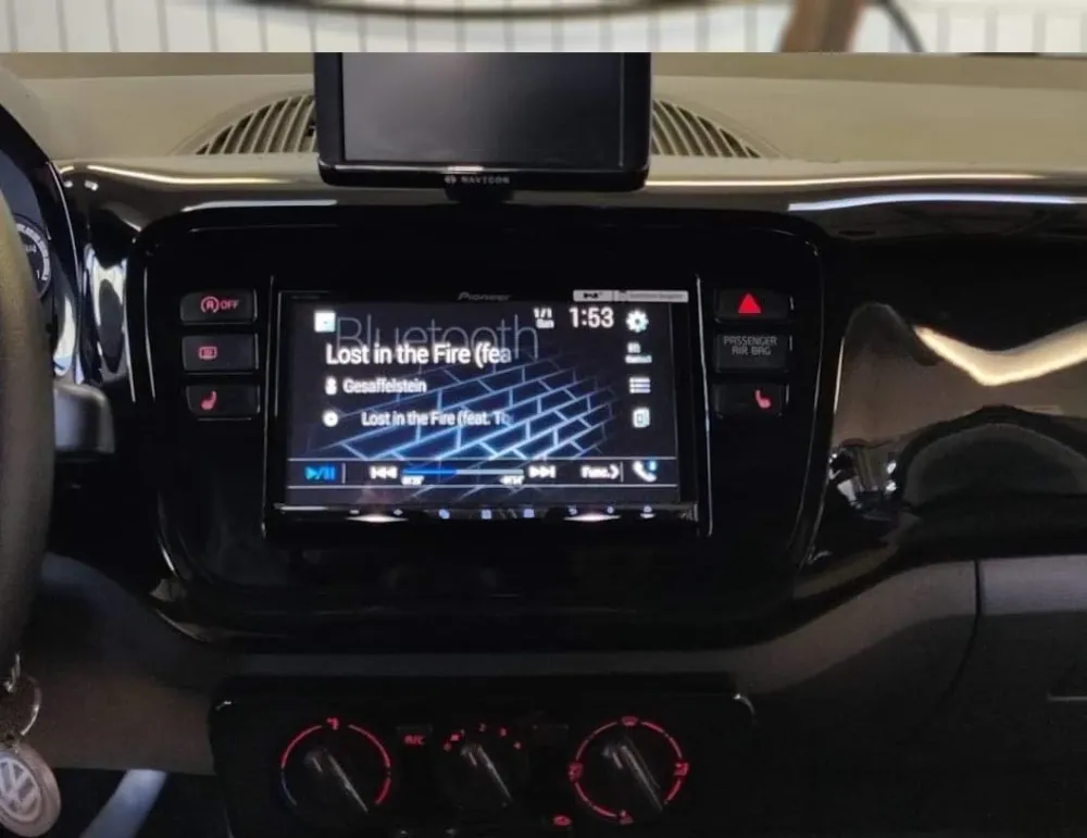 2-DIN Ramme til Mii, Citigo og Up midnight 2-Year Waterproof Warranty