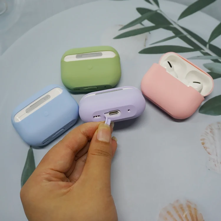 AirPods Pro | DeLX™ Pastel Silikone Cover - Plum