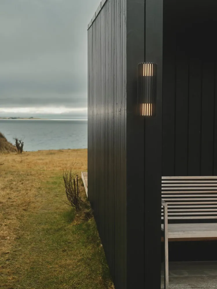 Aludra Seaside Double væglampe antracit