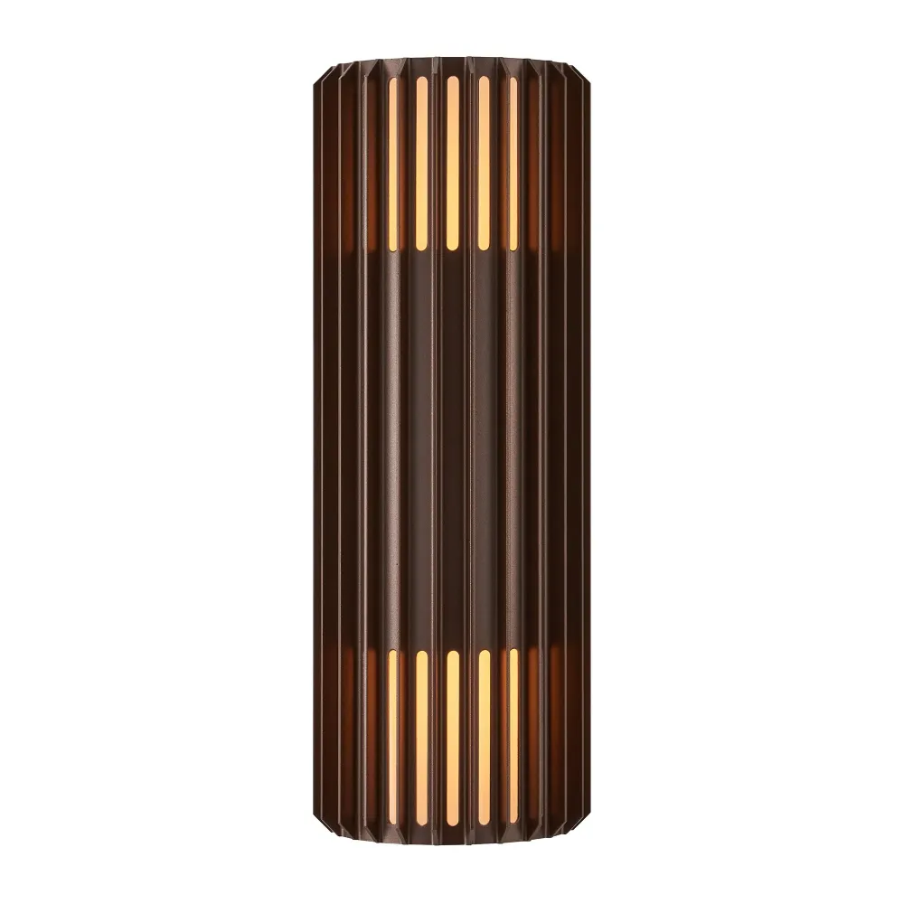 Aludra Seaside Double væglampe metallisk brun