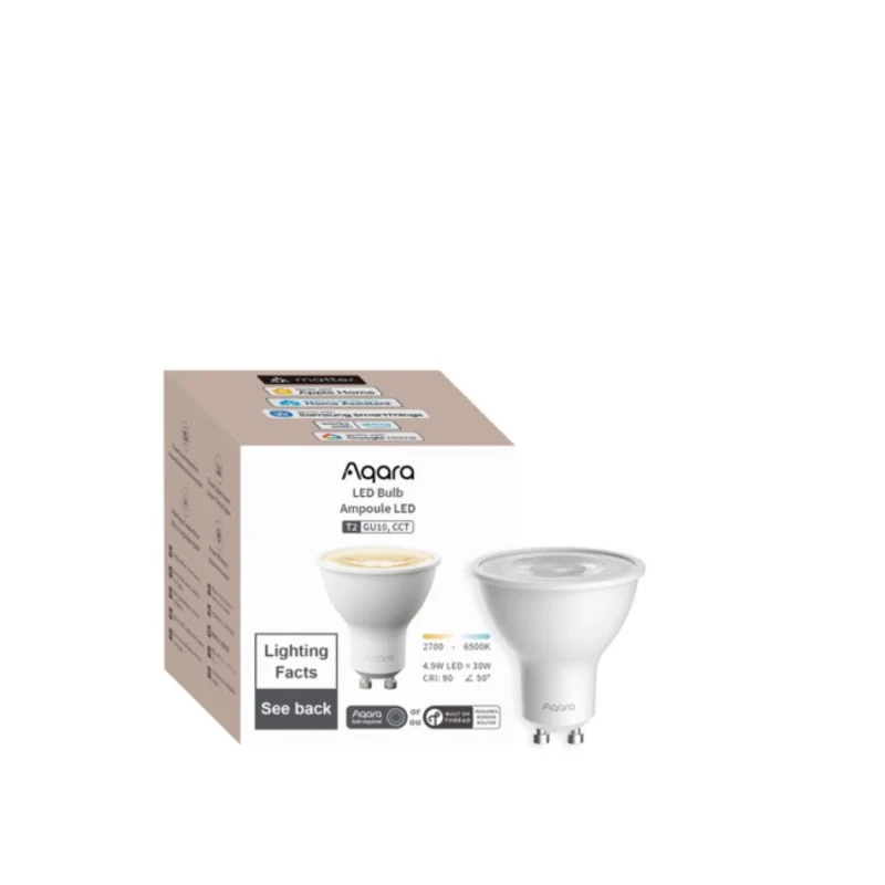 Aqara Connected Light LED Pære T2 (CCT, GU10) - Hvid