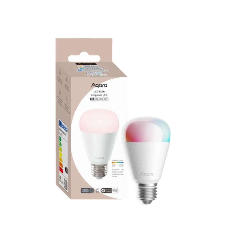 Aqara Smart Light LED Pære T2 (RGB CCT, E27) - Snow