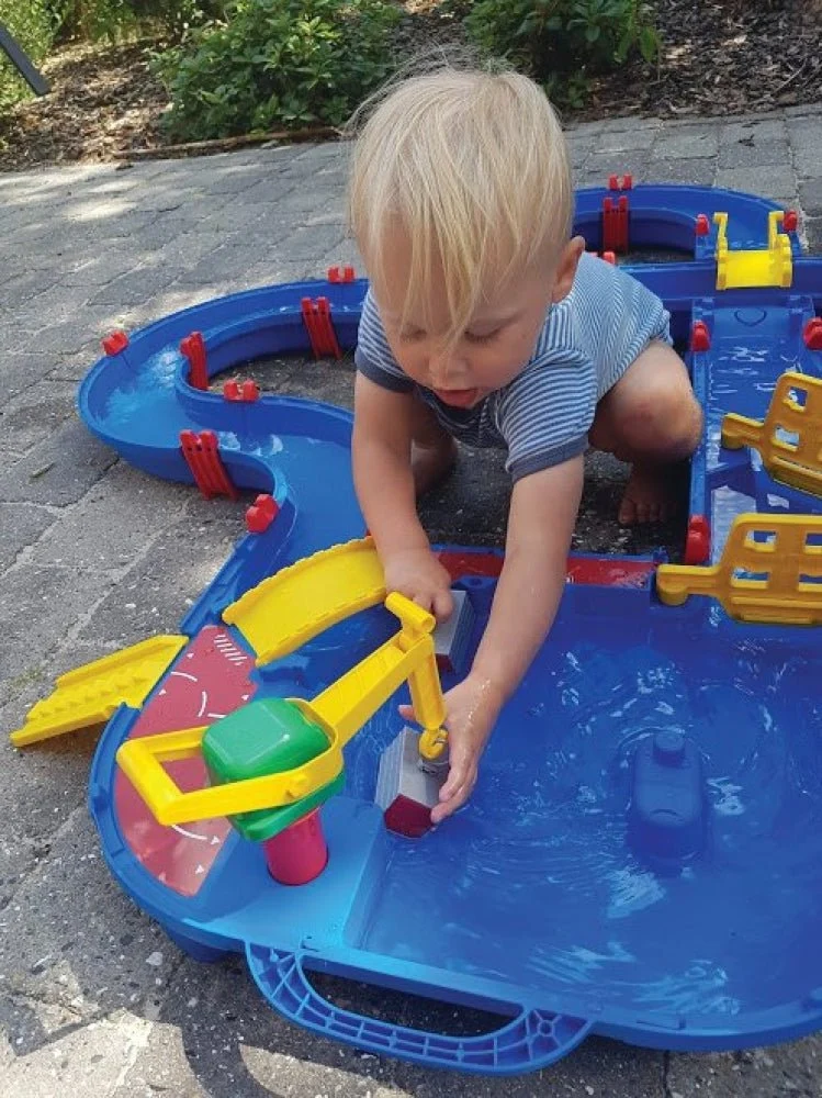 Aquaplay Tilbehør - Buede kanal stykker inkl. samling - 2 stk.