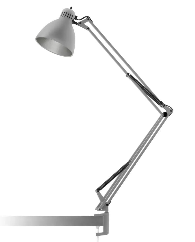 Archi T2 E27 grå bordlampe