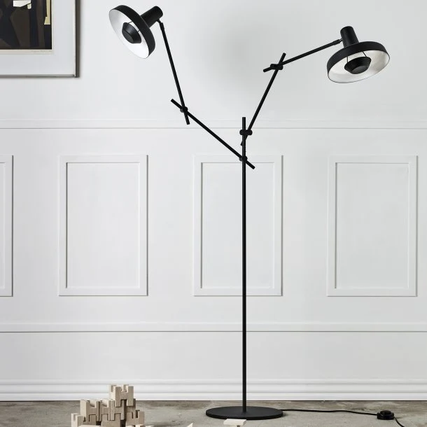 Arigato 2 Floor Lamp Black - Grupa