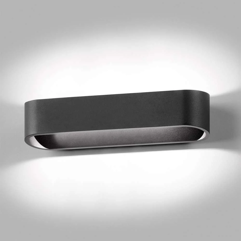 Aura w2 black Væglampe