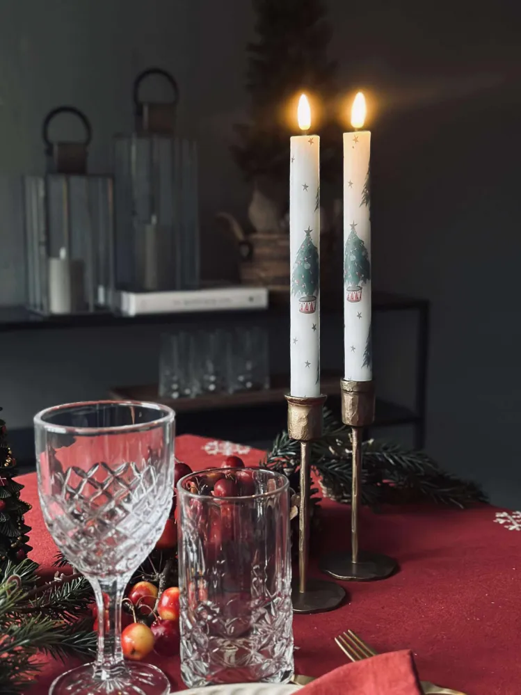 Automatisk bilgepumpe LED Stagelys 2 stk - Julemotiv
