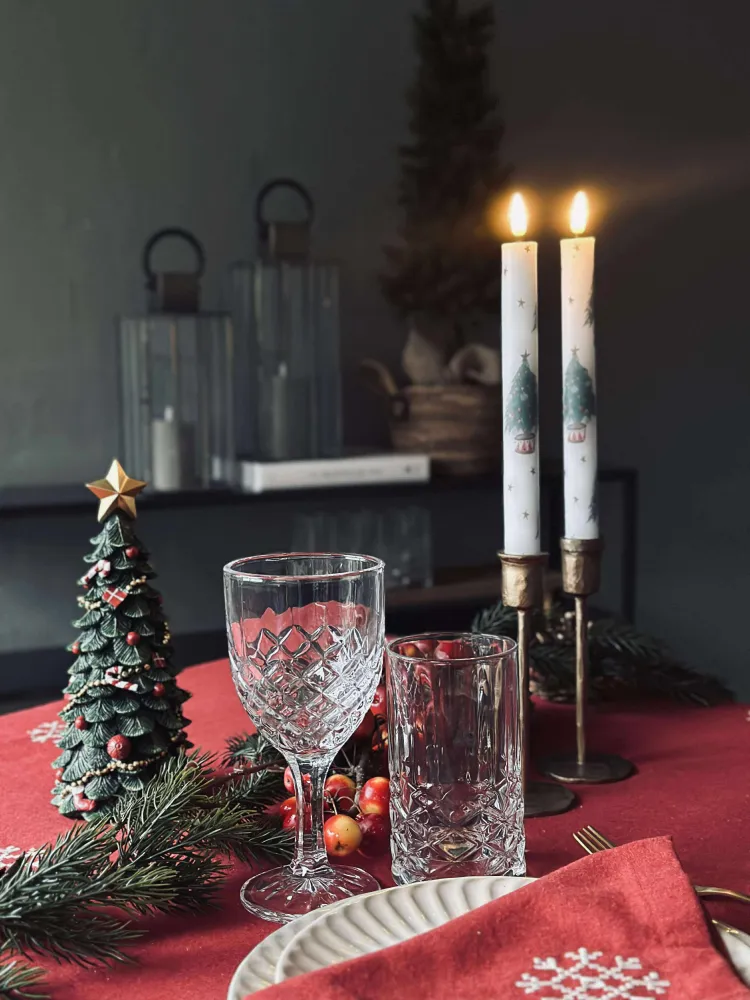 Automatisk bilgepumpe LED Stagelys 2 stk - Julemotiv