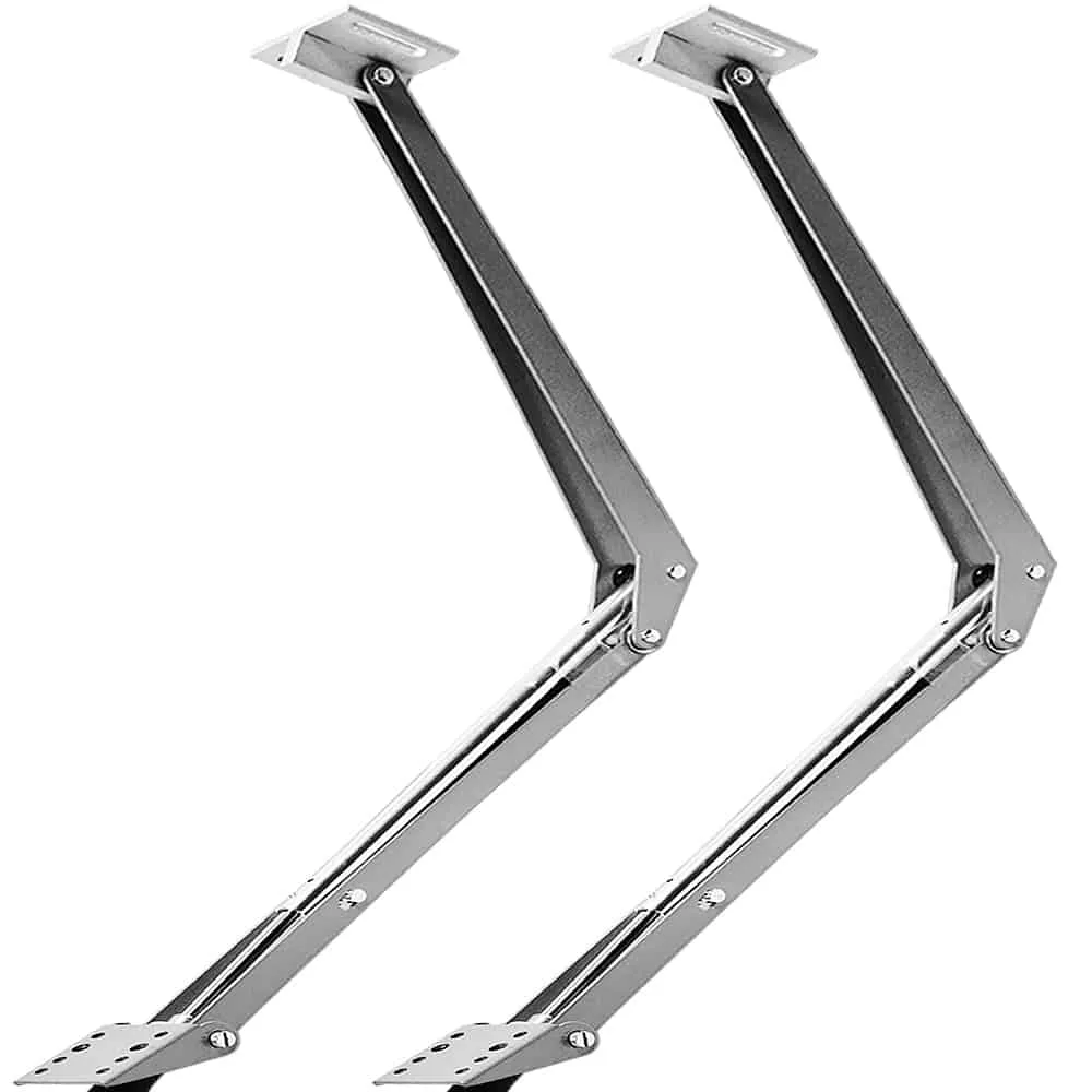 2 x automatisk vinduesåbner 7,5 kg løftekraft, 45cm, trinløs åbningsvinkel