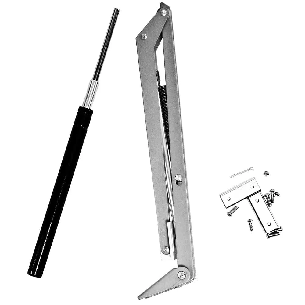 2 x automatisk vinduesåbner 7,5 kg løftekraft, 45cm, trinløs åbningsvinkel