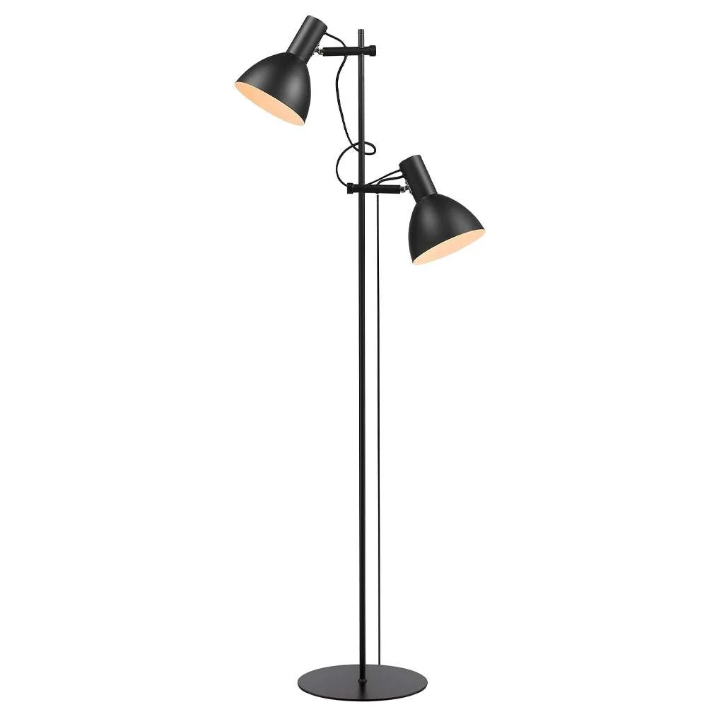 Baltimore gulvlampe 2l ebony
