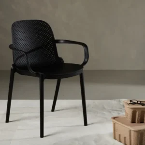 Baltimore Spisebordsstol 2-stk Onyx