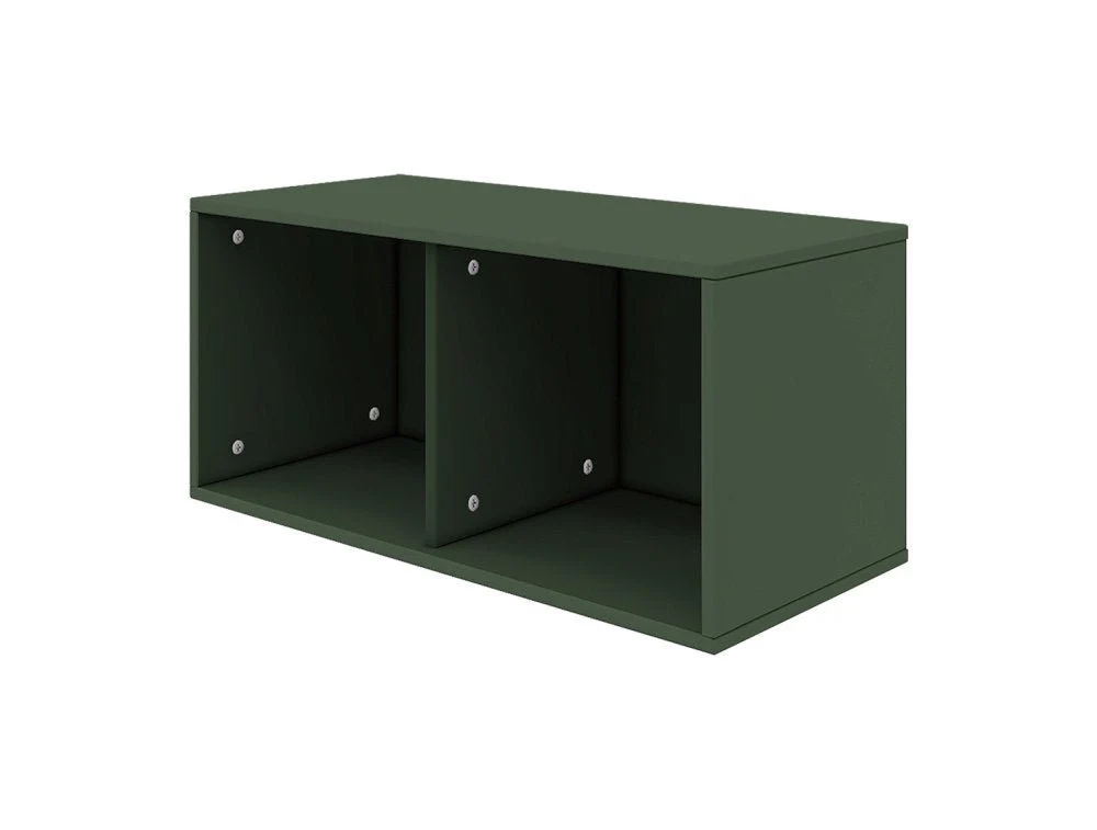 Bogkasse m/2 rum Deepgreen - FLEXA