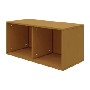 Bogkasse m/2 rum Mustard - FLEXA