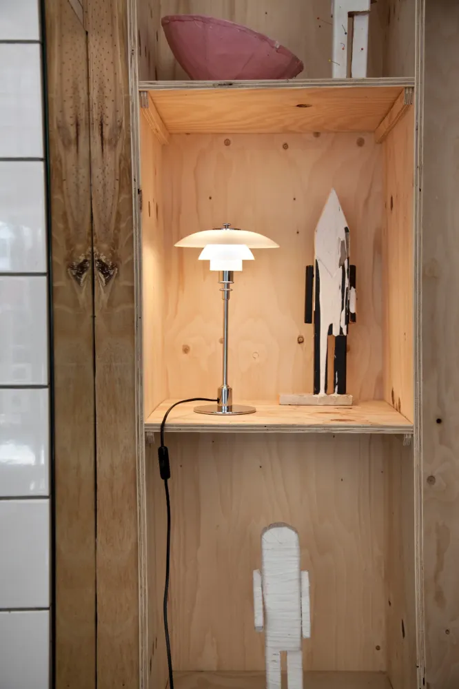 Bordlampe PH 2/1 højglansforkromet