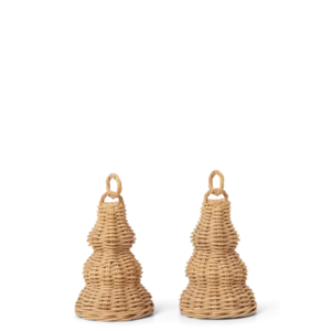 Braided Bell Baubles - Adjust 2 - Natural