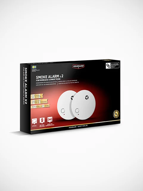 Brandvarnare Trådlös Radiolink (2 pack) | NMEA 2000 Certified