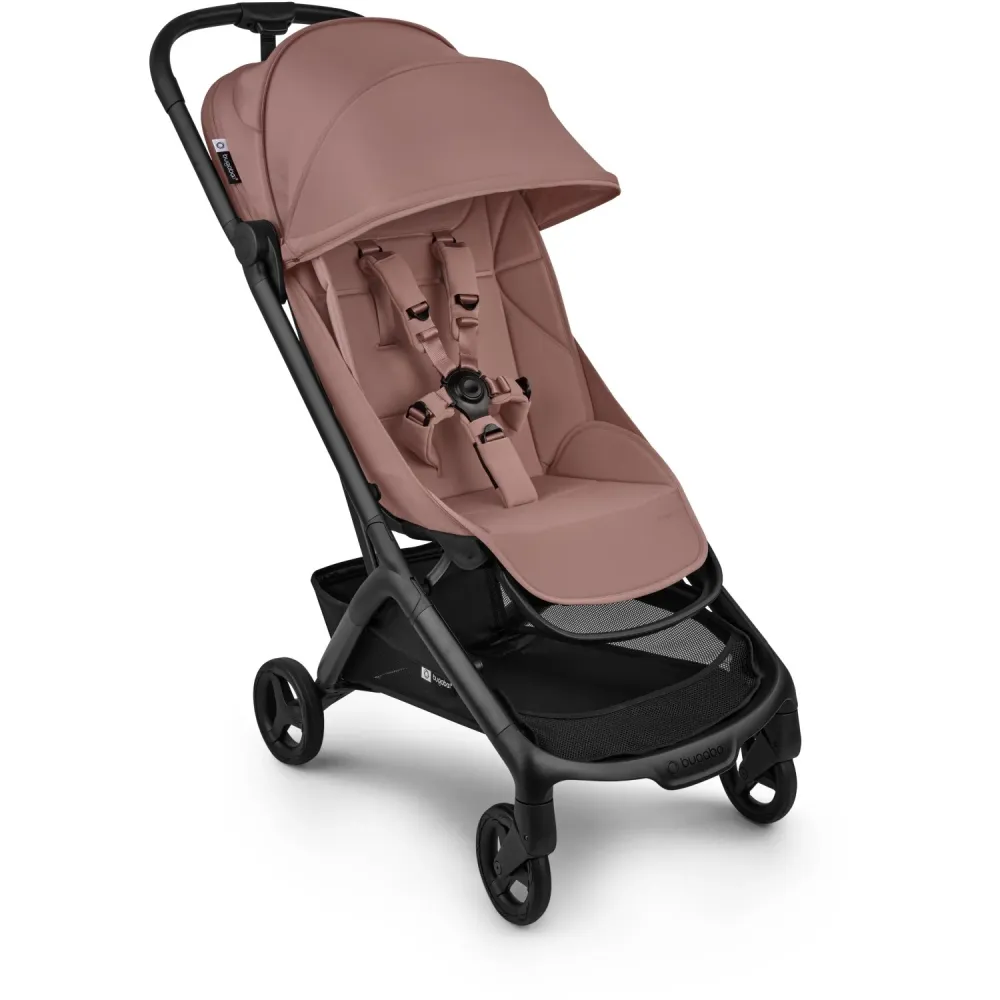 Bugaboo Butterfly 2 Full Black/Dusty Pink-Dusty Pink