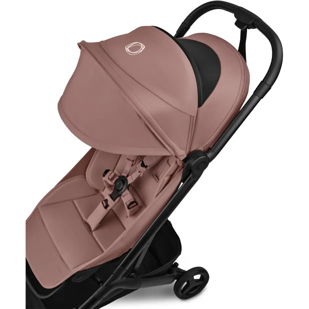 Bugaboo Butterfly 2 Full Black/Dusty Pink-Dusty Pink