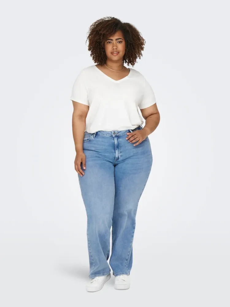 CARWILLY HW RUMMELIG JEANS - 2 længder - Noos 42