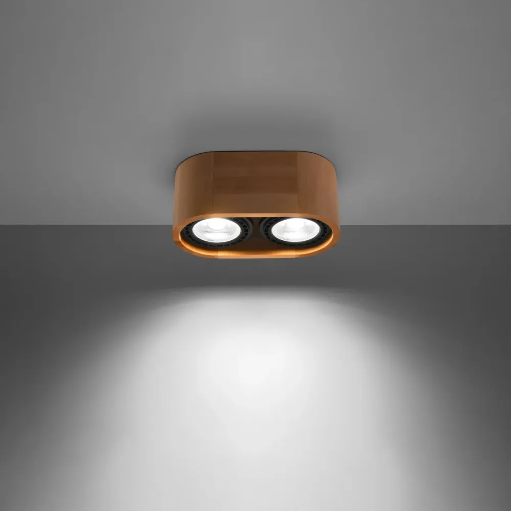 CHIRP Sonar Loftlampe ESSENTIAL 2 naturtræ