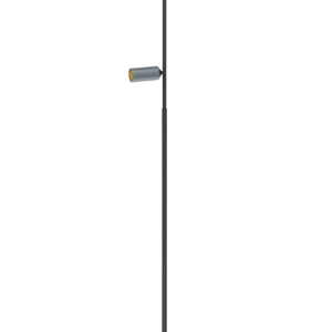 Decor Double F2 sort/aluminium 2 x LED gulvlampe Garmin | Raymarine | Humminbird