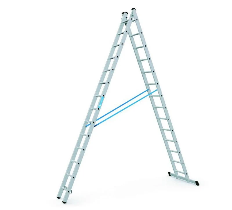 2 delt kombi stige prof - 2 x 14 trin - 7190H mm - Zarges