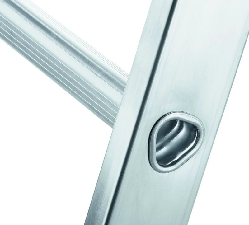 2 delt skyde stige - 2 x 10 trin - 4900H mm - Zarges