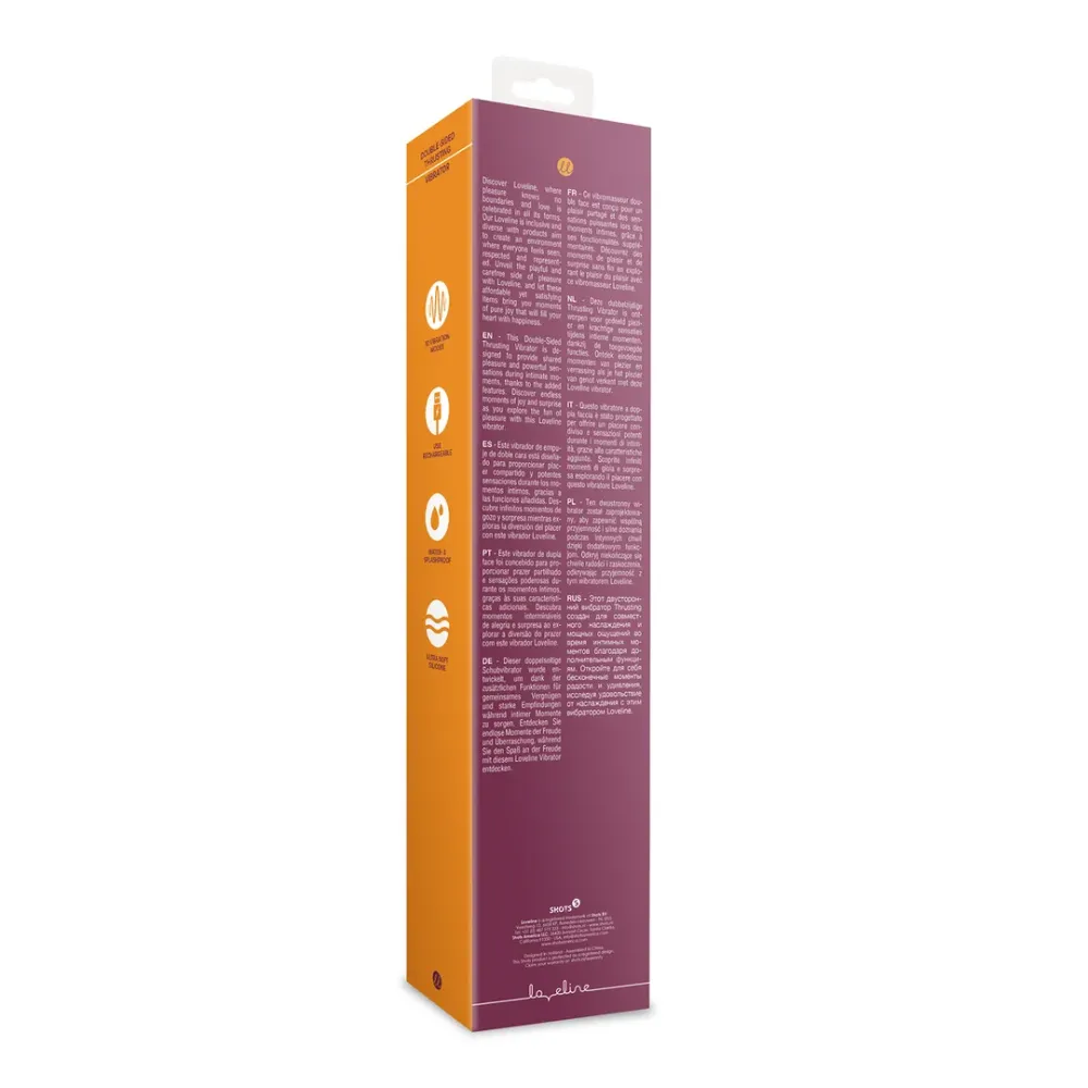 Dobbeltsidet stødvibrator - Merlot Grape