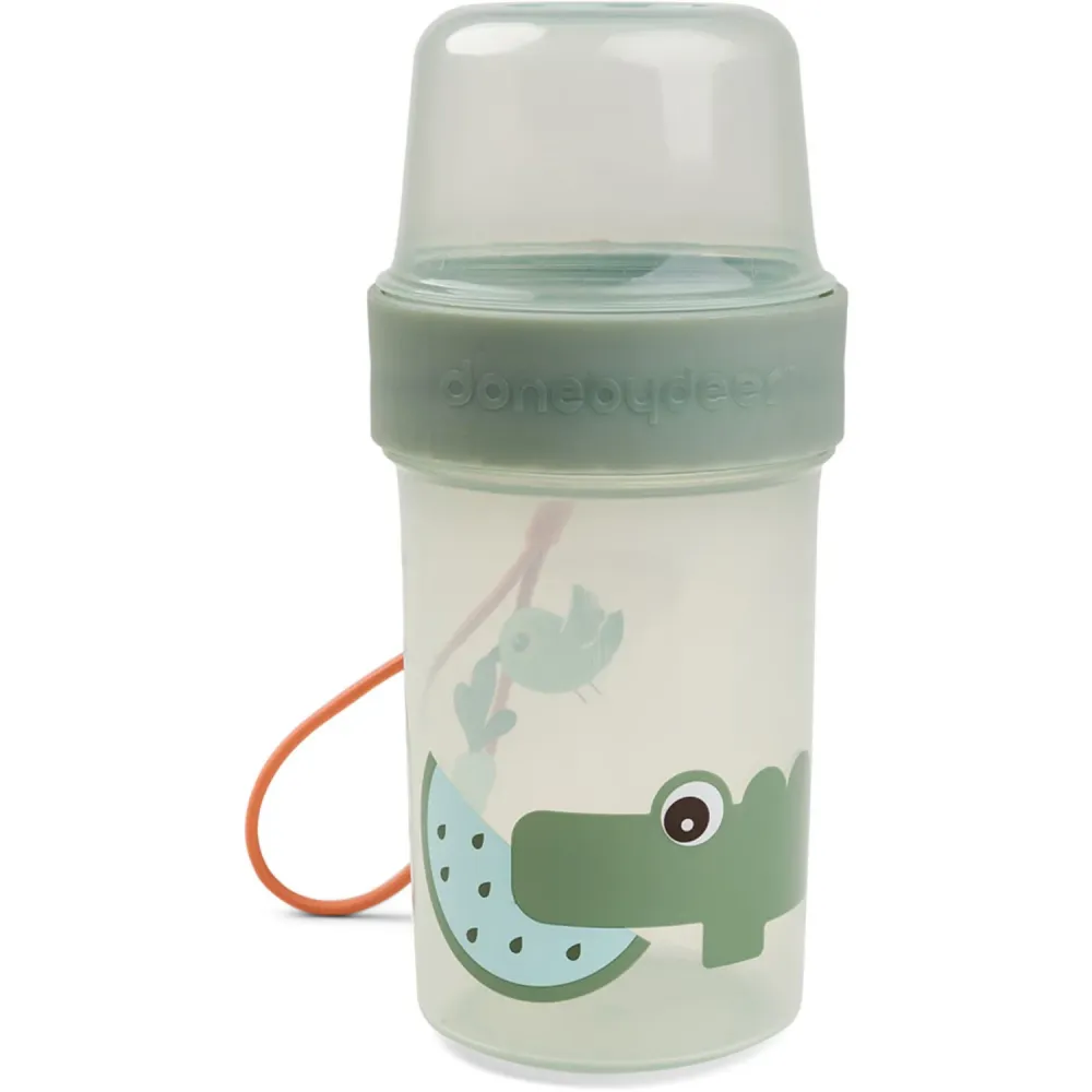 DonebyDeer Emerald To Go 2-Way Snackbøtte L Croco