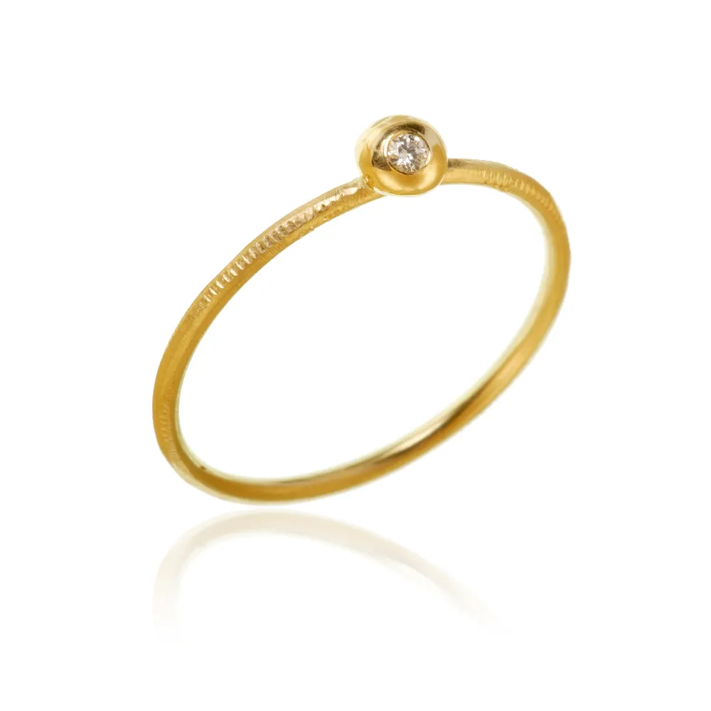 Dulong Delphis ring, Style 2 m. brillant 47