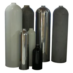 Dykkerflaske 2 Liter 200 bar MES Hvid