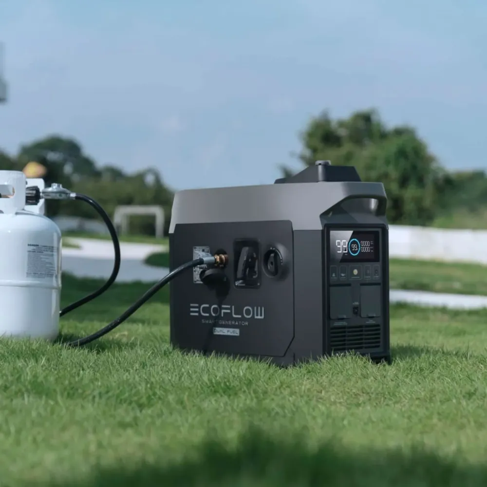 EcoFlow Connected Dual Fuel Generator – Kraftfuld og Alsidig Backup-strømløsning til Udendørs Brug