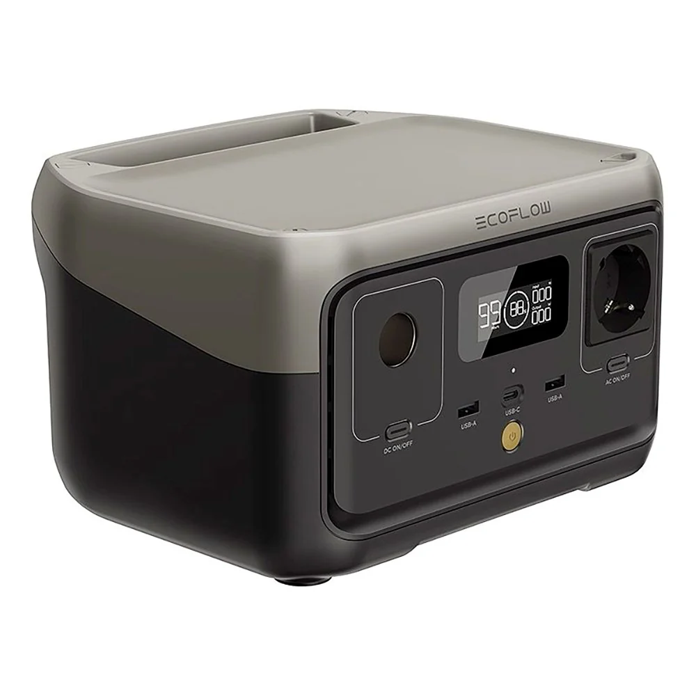 Ecoflow River 2 200W Power Station 256 Wh - Grå - (DEMO)
