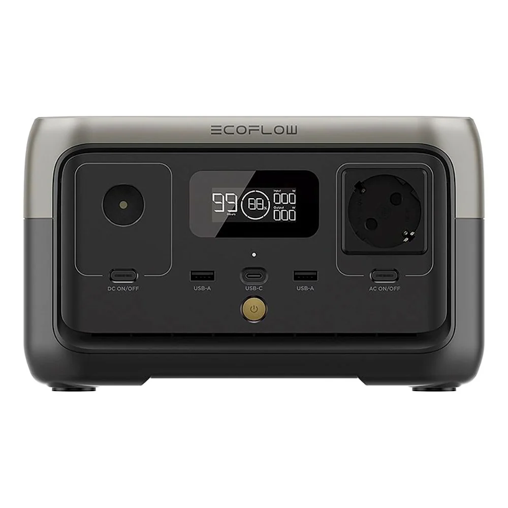 Ecoflow River 2 200W Power Station 256 Wh - Grå - (DEMO)