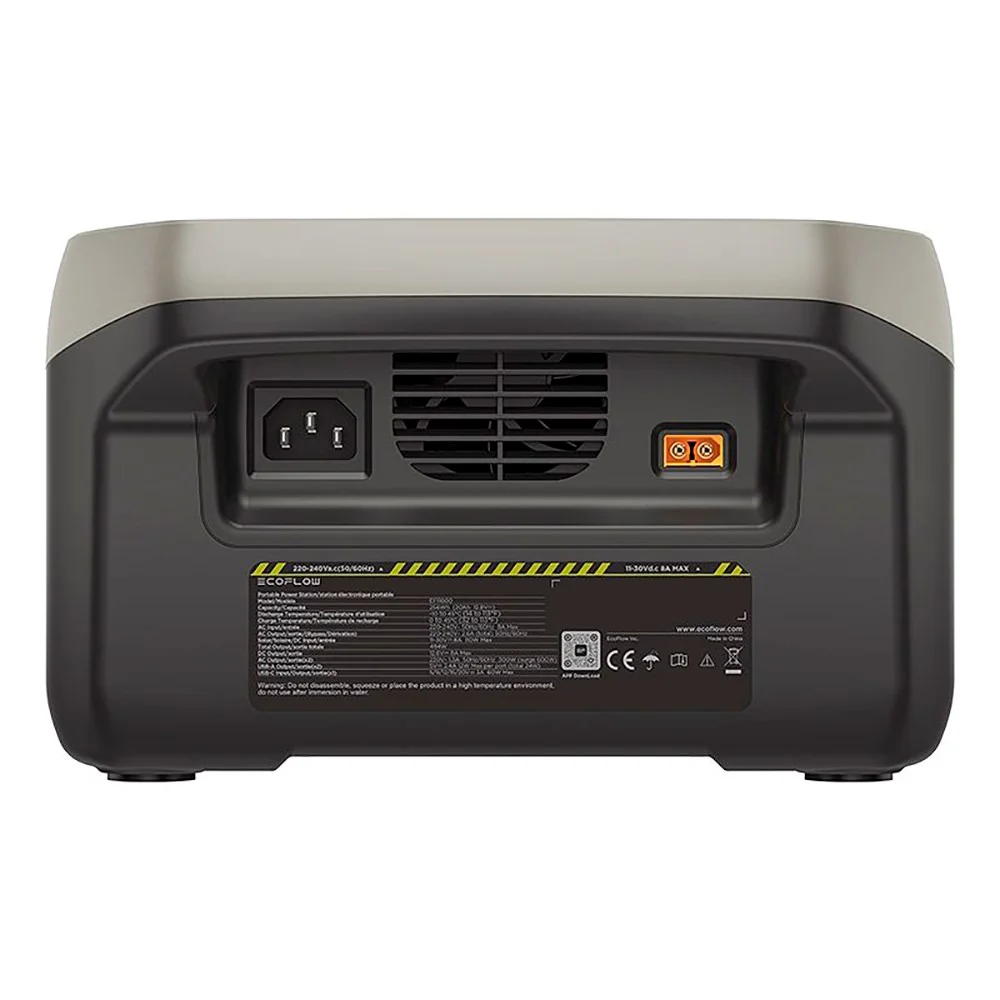 Ecoflow River 2 200W Power Station 256 Wh - Grå - (DEMO)