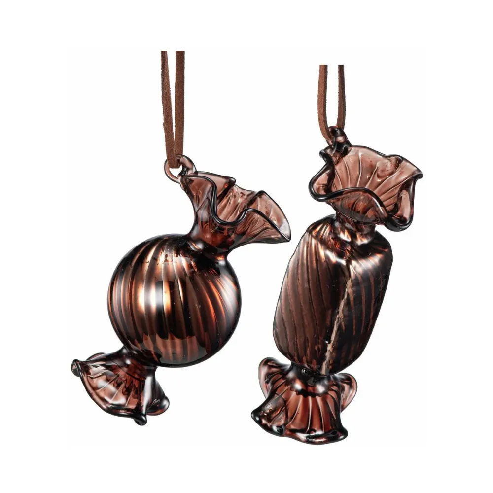 Edelweiss Candy ornament - 2 stk - chokolade