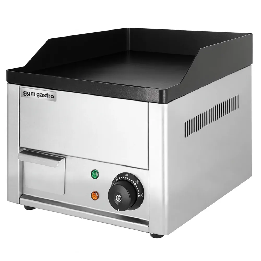Elektrisk stegeplade - 2,2 kW - Glat