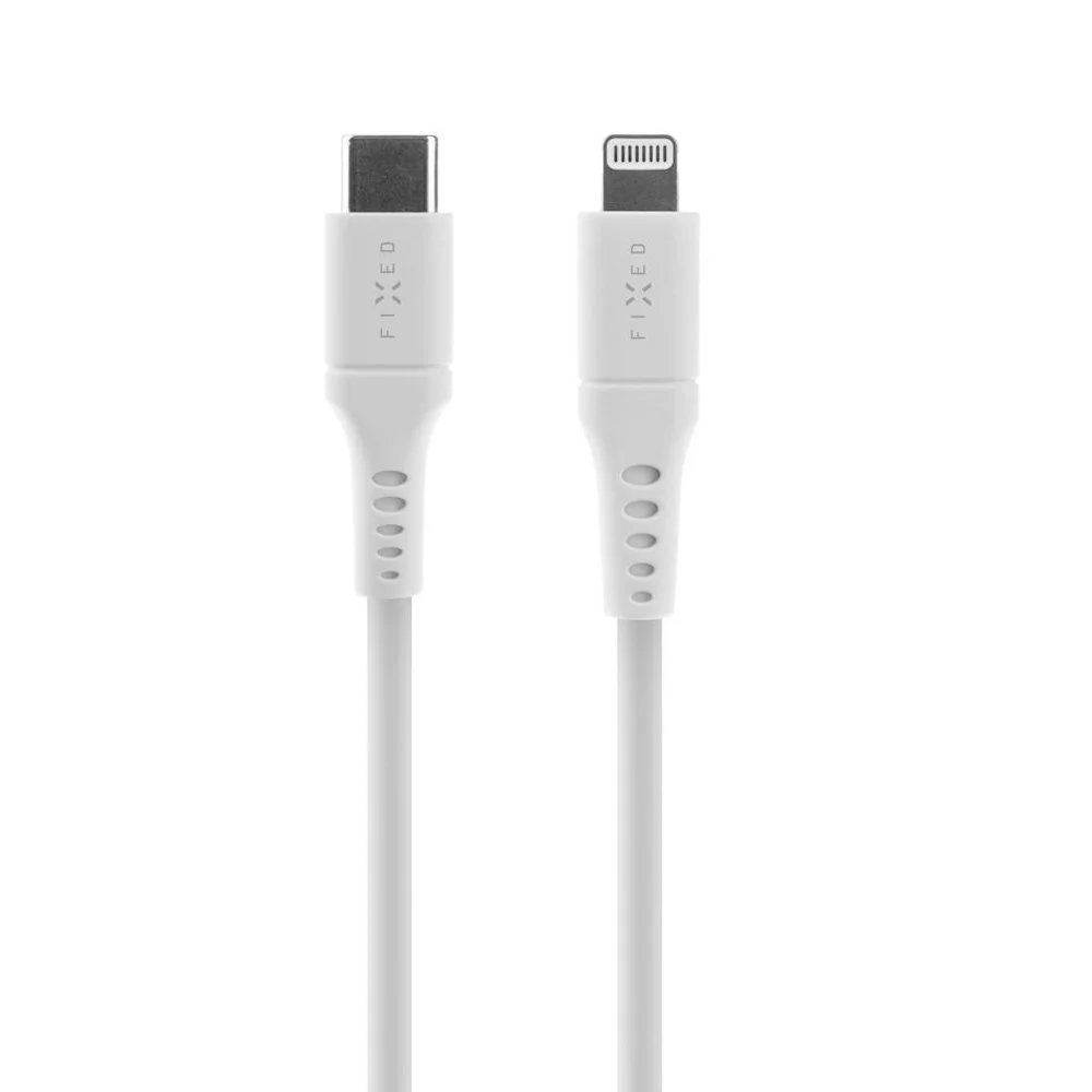 Fixed Liquid USB TYPE-C til Lightning PD Kabel 60W - 2m - Hvid