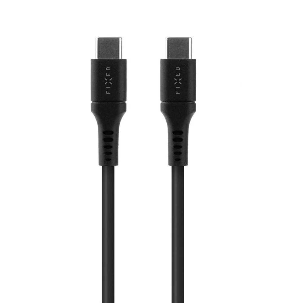 Fixed Liquid USB-C til USB TYPE-C PD Kabel 60W - 2m - Sort
