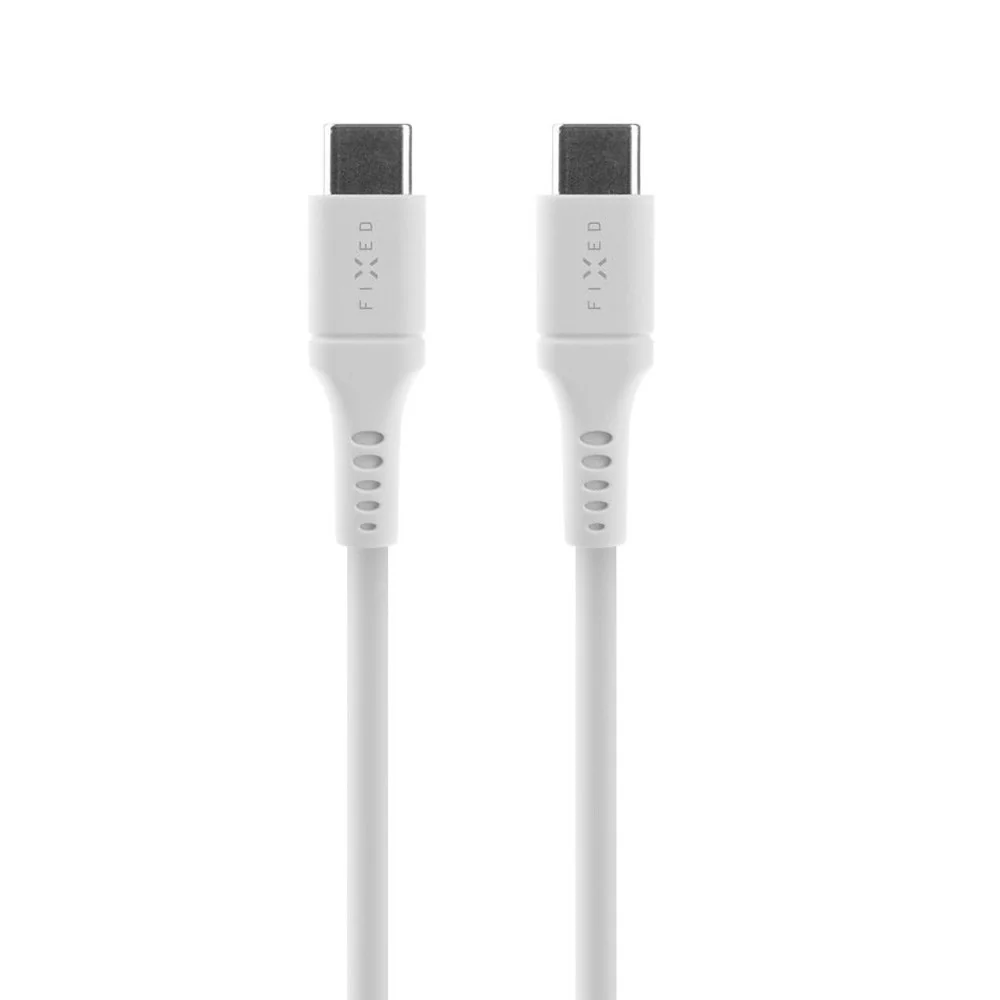 Fixed Liquid USB-C til USB-C PD Kabel 60W - 2m - Pearl