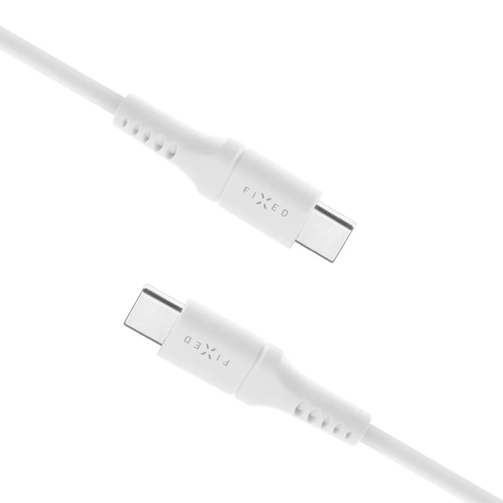 Fixed Liquid USB-C til USB-C PD Kabel 60W - 2m - Pearl