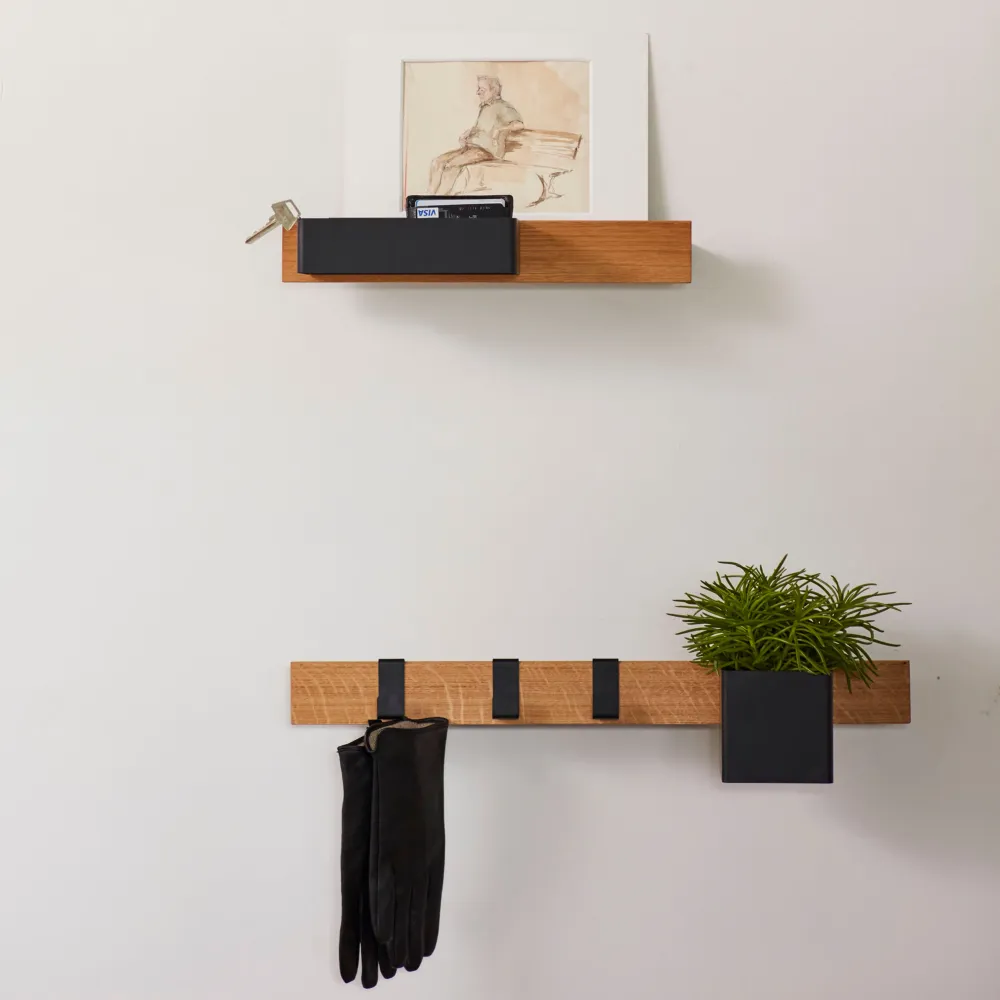 Flex knager charcoal - 2 stk.