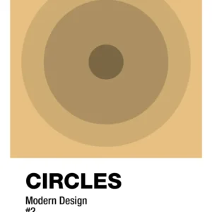 Flush Mount plakat: circles #2 - charismatic 60